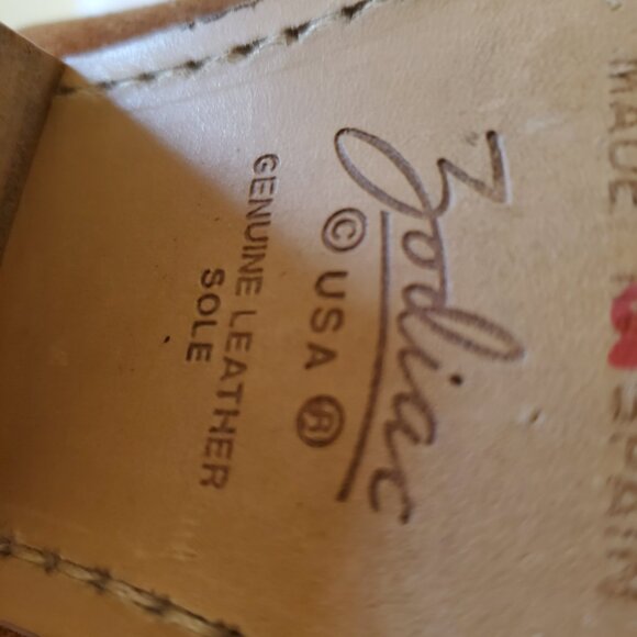 Brown pink red blue purple leather vintage Western cowgirl rodeo festival tiedye - Picture 5 of 9